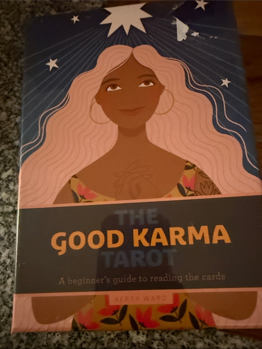 The Good Karma Tarot Deck - Pink, Navy & Gold Artwork